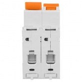 Автоматический выключатель с механической блокировкой (байпас) TDM ВА47-29Б 1Р+1Р С63А 4,5кА (автомат электрический)