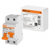 Автоматический выключатель с механической блокировкой (байпас) TDM ВА47-29Б 1Р+1Р С63А 4,5кА (автомат электрический)