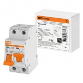 Автоматический выключатель с механической блокировкой (байпас) TDM ВА47-29Б 1Р+1Р С32А 4,5кА (автомат электрический)