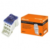 Распределительный блок TDM на DIN-рейку РБ-125 1П 125А (1х35+1x16/6x16)