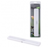 Светильник накладной светодиодный TDM 1,5W 80Lm 4хАА датчик движения и освещенности 280х40мм