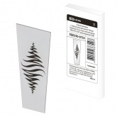 Стекло матовое с зеркальным рисунком TDM Вихрь (комплект 6 шт.) для светильников НБУ, НТУ, НСУ