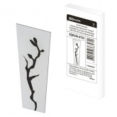 Стекло матовое с зеркальным рисунком TDM Сакура (комплект 6 шт.) для светильников НБУ, НТУ, НСУ