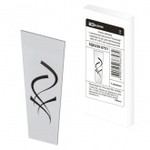 Стекло матовое с зеркальным рисунком TDM Параграф (комплект 6 шт.) для светильников НБУ, НТУ, НСУ