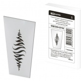 Стекло матовое с зеркальным рисунком TDM Вихрь (комплект 4 шт.) для светильников НБУ, НТУ, НСУ