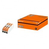 Клемма TDM соединительная 3 х (0,1-2,5) СК-413-2 проходная