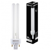 Лампа компактная люминесцентная TDM КЛЛ PD 26W 4000K G24q-3 холодно-белая