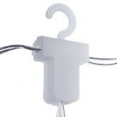 Гирлянда светодиодная TDM Роса-Занавес 2х2м 200LED белый ПДУ USB IP20