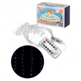 Гирлянда светодиодная TDM Роса-Занавес 2х2м 200LED белый ПДУ USB IP20