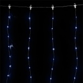 Гирлянда светодиодная TDM Роса-Занавес 2х2м 200LED белый ПДУ USB IP20