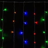 Гирлянда светодиодная TDM Занавес 1,5х1,5м 168LED многоцветный 8 режимов 220V IP20