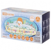 Гирлянда светодиодная TDM Прищепки 3м 15LED белый 8 режимов 220V IP20