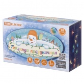 Гирлянда светодиодная TDM СГ100МЗ10, многоцвет., зеленый шнур, 10м, 8 режимов, 250В, IP20