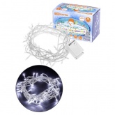 Гирлянда светодиодная TDM СГ100Б10, белая, 10м, 8 режимов, 250В, IP20