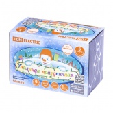 Гирлянда светодиодная TDM СГ50Б5, белая, 5м, 8 режимов, 250В, IP20