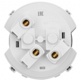 Розетка TDM Байкал 2П+З 16А 250В шторки белая