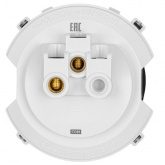 Кнопочный выключатель одноклавишный TDM Байкал 16А 250В белый