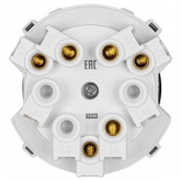 Кнопочный выключатель трехклавишный TDM Байкал 16А 250В белый