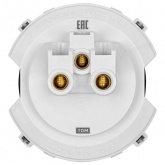 Кнопочный переключатель одноклавишный TDM Байкал 16А 250В белый