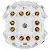 Кнопочный переключатель четырехклавишный TDM Байкал 16А 250В белый