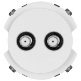 Розетка TDM Байкал TV/SAT проходная белая