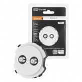 Розетка TDM Байкал TV/SAT проходная белая