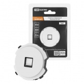 Розетка телефонная TDM Байкал RJ11 белая