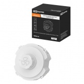 Диммер для вентилятора TDM Байкал 500Вт поворотный белый