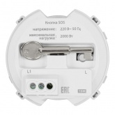 Кнопка TDM Байкал SOS белая