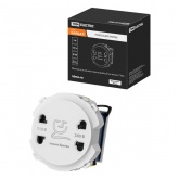 Розетка для бритвы TDM Байкал белая