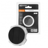 Выключатель трехклавишный TDM Байкал 16А 250В агат