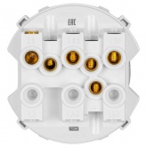 Выключатель трехклавишный TDM Байкал 16А 250В агат