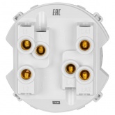 Перекрестный выключатель одноклавишный TDM Байкал 16А 250В агат