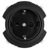 Розетка TDM Байкал 2П+З 16А 250В шторки агат