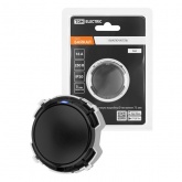 Кнопочный выключатель одноклавишный TDM Байкал 16А 250В агат