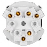 Кнопочный выключатель трехклавишный TDM Байкал 16А 250В агат