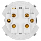 Кнопочный переключатель двухклавишный TDM Байкал 16А 250В агат