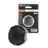 Кнопочный переключатель трехклавишный TDM Байкал 16А 250В агат