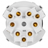 Кнопочный переключатель трехклавишный TDM Байкал 16А 250В агат