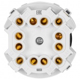 Кнопочный переключатель четырехклавишный TDM Байкал 16А 250В агат