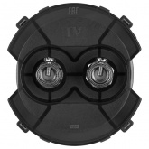 Розетка двойная TDM Байкал TV проходная агат