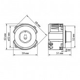 Регулятор громкости TDM Байкал агат