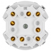 Кнопочный выключатель четырехклавишный TDM Байкал 16А 250В платина