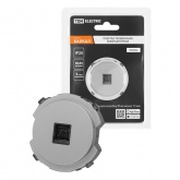 Розетка телефонная TDM Байкал RJ11 платина