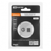 Розетка двойная TDM Байкал RJ45+TV розетка оконечная платина