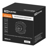 Светорегулятор TDM Байкал 500Вт универсальный поворотный платина