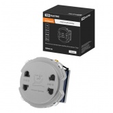 Розетка для бритвы TDM Байкал платина