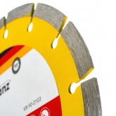 Диск алмазный отрезной Kranz сегментный 180x22.2 мм