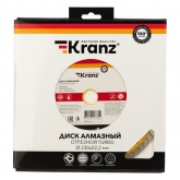 Диск алмазный отрезной Kranz Turbo 230x22.2 мм