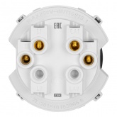 Кнопочный выключатель двухклавишный TDM Байкал 16А 250В фисташковый